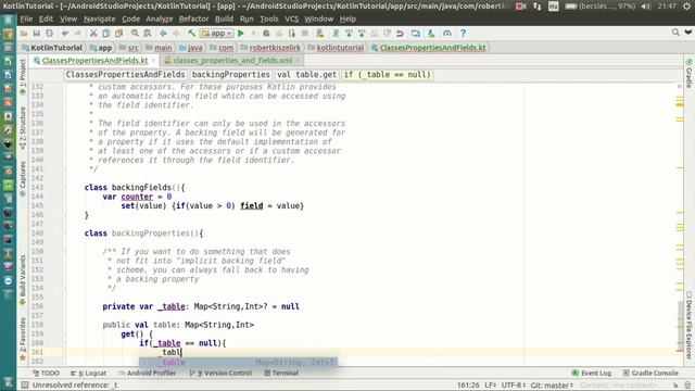 Android Kotlin Tutorial #065 - Class Properties and Fields - Backing Properties смотреть онлайн