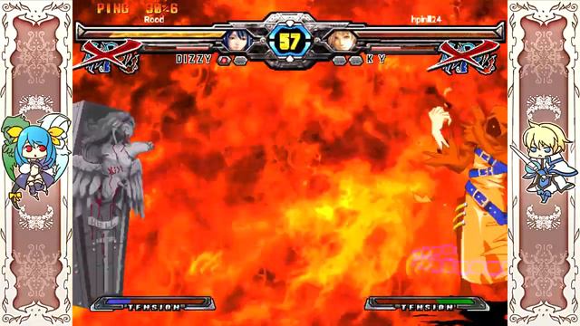 Rood (Dizzy) vs hpinill24 (Ky) - GUILTY GEAR XX ΛCORE PLUS R смотреть онлайн