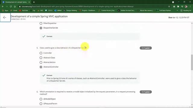 Web Development with Java Spring Framework week3 Development of a simple spring mvc application qui смотреть онлайн