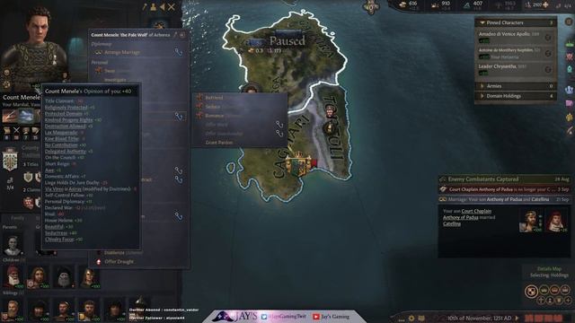 [FR] Crusader Kings 3 : Princes of Darkness (Mod Vampires) - Hélène de Troie - Rediff Épisode 10 смотреть онлайн