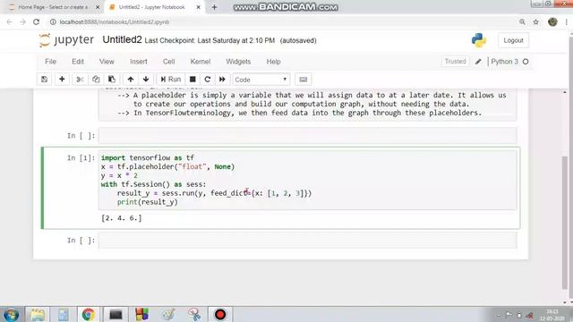 Tensorflow: Placeholder in tensorflow- tf.placeholder смотреть онлайн