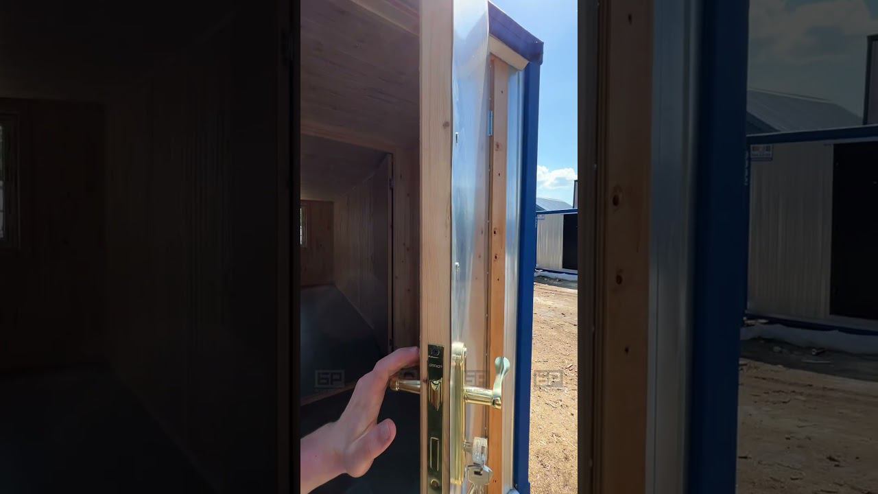 Бытовка БК-3 в вагонке с 2 окнами смотреть онлайн