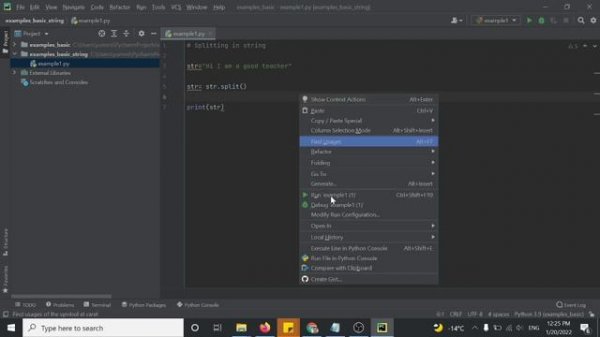 How do I run Python script in PyCharm?  How to run a python code?