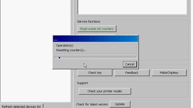 RESET Epson PX820 waste ink pad - free download смотреть онлайн