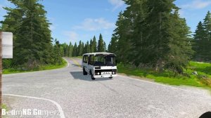 Мост Тачки против лежачих полицейских - BeamNG