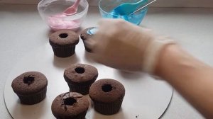 ГЕНДЕРНЫЕ капкейки.  МАЛЬЧИК или ДЕВОЧКА