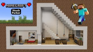 Майнкрафт - как построить подземный горный бункер, minecraft.