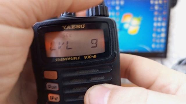 Yaesu vx-6 усиление микрофона 37 пункт меню MCGAIN смотреть онлайн