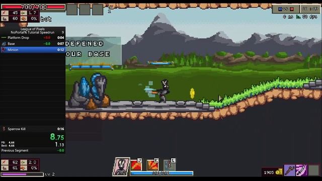 League of Pixels - NoPortal% Tutorial Speedrun in 16.51 смотреть онлайн