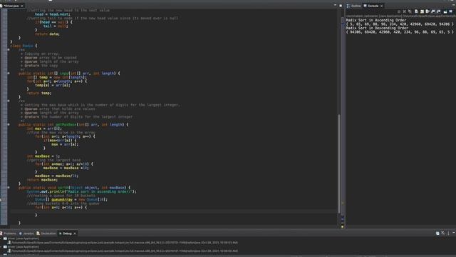 Radix Sort entire JAVA Assignment | Data Struct. & Algorithm Analysis смотреть онлайн