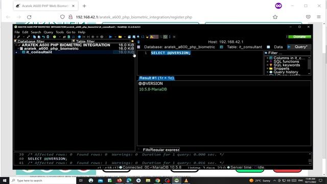 Web Biometric Integration using ARATEK A600 Fingerprint Reader смотреть онлайн