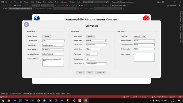 Vehicle Automobiles Management System | VB.net Project| Source code| SQL | Access| BCA| BSC Project смотреть онлайн