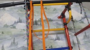 как закрепить резинку на турнике?