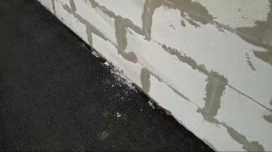Отмостка из асфальта.