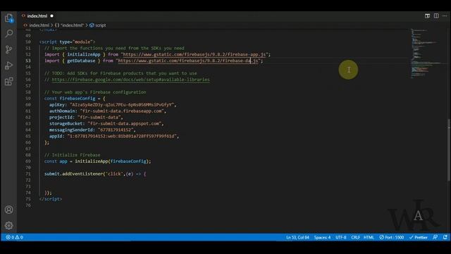 firebase web create data into Realtime database and show data in a table - Read data in a table смотреть онлайн