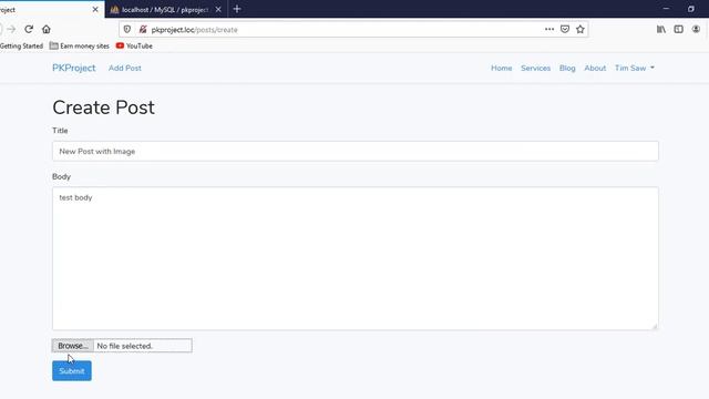 PHP Laravel Tutorial for Beginners 18 - retrieve images from database смотреть онлайн