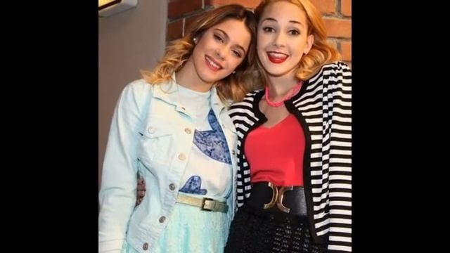 Мартина Штоссель и Мерседес Ламбре. Фото из жизни. Лучшие подруги.