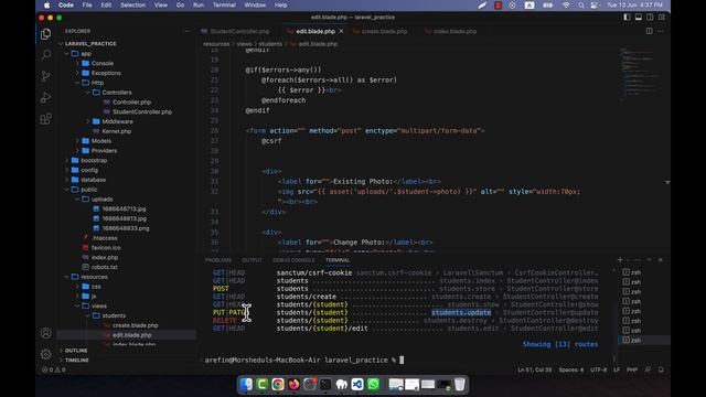 Laravel 10 Fundamental [Part 117] - CRUD using Resource Controller - Update & Delete Data смотреть онлайн