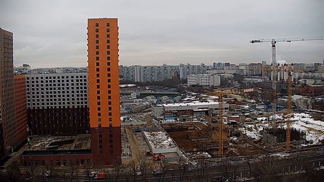 ПИК Кольская 8 ( камера 2 ) таймлапс с 21-01-2023 по 27-01-2023 смотреть онлайн