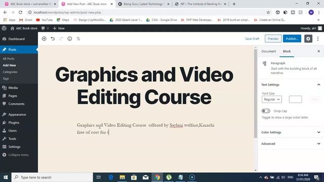 How to setting post and pages in wordpress|Class 3|by s techsol смотреть онлайн