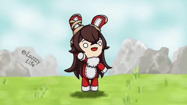 Paimon Emergency Food and Amber's Explosive Bunny I Genshin Impact Animation смотреть онлайн
