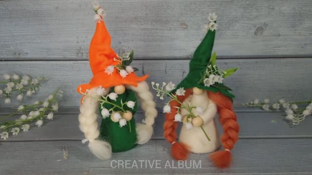 Простой и быстрый способ сделать чудесного гнома из фетра смотреть онлайн