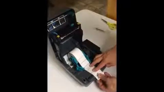 Zebra GK420T Printer Setup смотреть онлайн