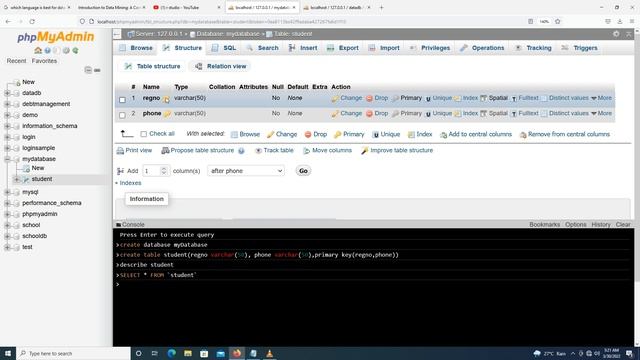 composite key in database how to create a composite key and foreign key (phpMyAdmin) MYSQL смотреть онлайн