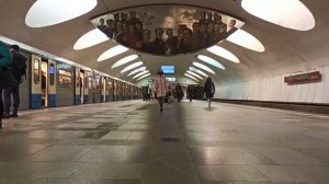 Метро Москвы|Станция метро Отрадное Серпуховско-тимирязевская линия|Поезд 81-760 "ОКА"