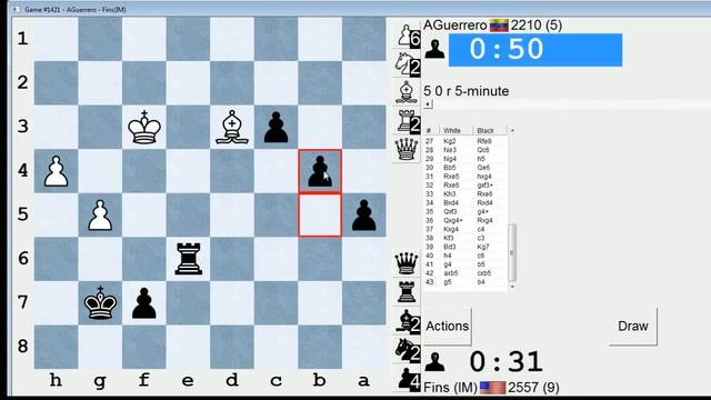 Blitz Chess #225: AGuerrero vs. IM Bartholomew (Nimzo-Indian Defense) смотреть онлайн