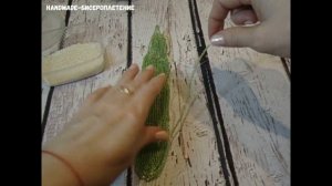 Как сделать из бисера цветок 2 часть МК Тюльпан из бисера / bead art challenge / crazy art challeng