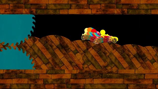 Escape From The Crusher 2 - Survival Stickman Cars Race In Algodoo