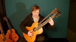 Урок по семиструнной гитаре 45 . Андрей Сихра - Из-за леса лесочка-Вариация - 1.