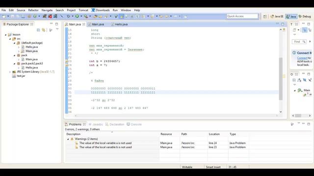 Java для начинающих - 069 - Java для начинающих- Типы данных, Урок 3! смотреть онлайн