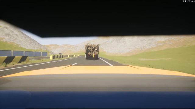 Bruckell Bastion crashes into a log truck! смотреть онлайн