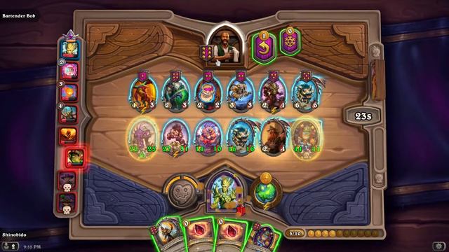 AMALGADONES TIMES - HearthStone Battlegrounds Gameplay - Forest Warden Omu смотреть онлайн