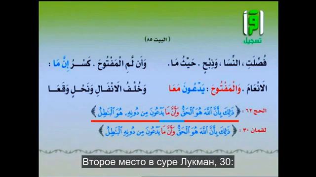 8 Айман Сувайд Раздельно и слитно إِنَّ مَا и أَنَّ مَا смотреть онлайн