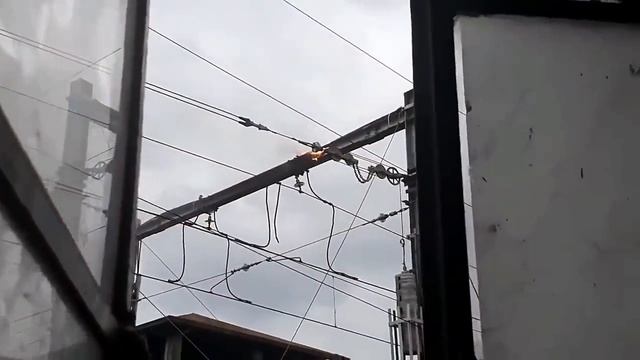 Замыкание в контактной сети 3,3 кВ смотреть онлайн