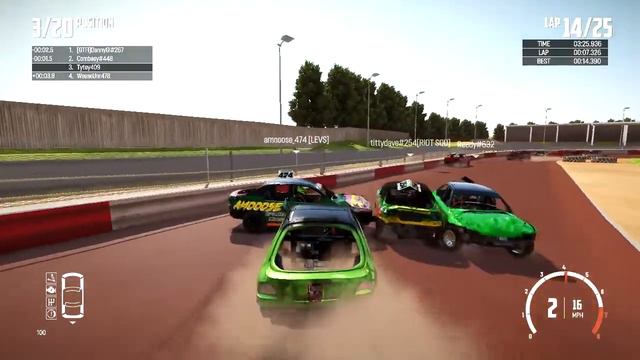 Northern Bangers Mildenhall 2 Litre Final 11/06/20 - Wreckfest Banger Racing