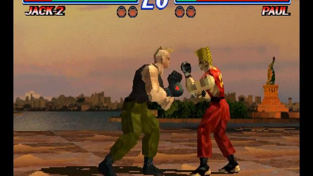 Tekken 2 ( PS1 ) - Jack-2 - Arcade Mode - Original Music ( Jan 1, 2018 ) смотреть онлайн