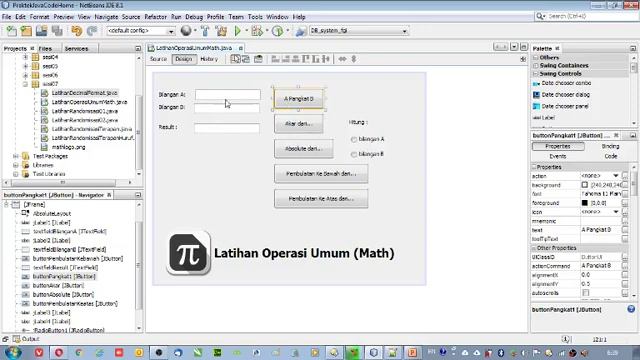 Praktek Java Code @Home Sesi 7 (Decimal Format & Operasi Umum) смотреть онлайн