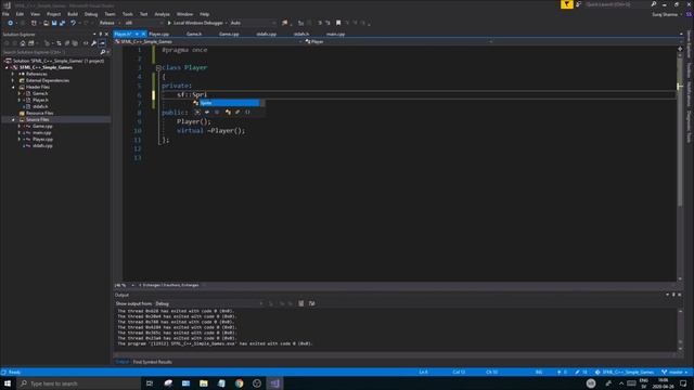 [ C++ & SFML - Simple 2D Games ] - Easy Platformer pt.2 - The GAME Class! смотреть онлайн