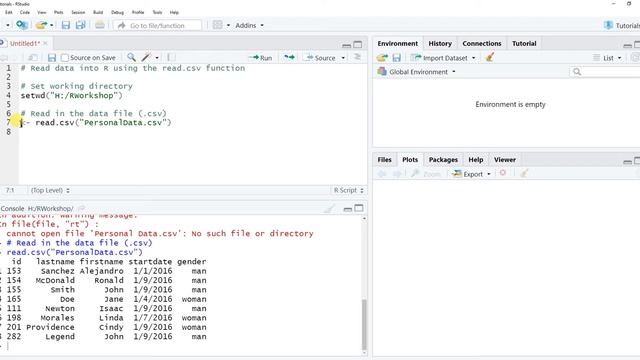 Reading Data into R | Using the read.csv Function смотреть онлайн
