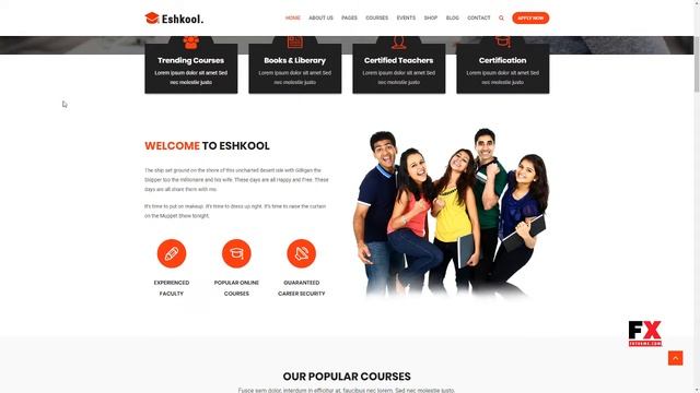 Eshkool Education - Education WordPress Theme Van Tosahwi смотреть онлайн