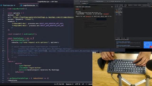 ASMR programming, coding a hashtag generator | no talking смотреть онлайн