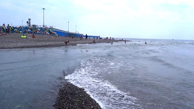 Адлер р.Мзымта впадает в Черное море смотреть онлайн