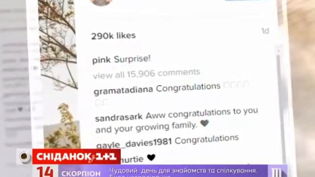 Співачка Пінк вдруге стане мамою смотреть онлайн