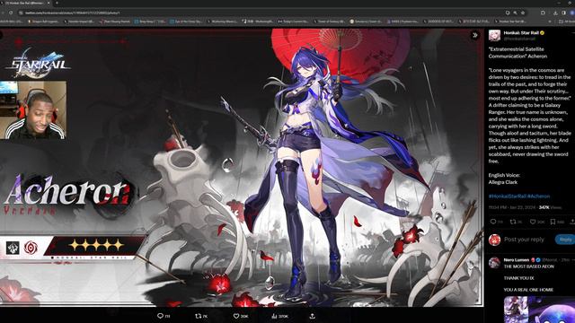 RAIDEN MEI I MEAN ACHERON IS COMING IN 2.1! | Honkai: Star Rail смотреть онлайн