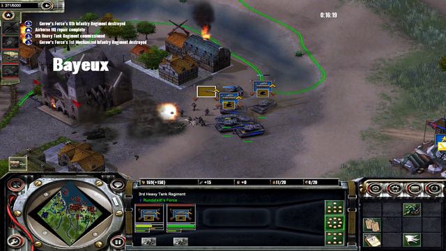 Axis & Allies Axis Mission 7 Defense of Normandy Walkthrough смотреть онлайн