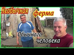 Необычная ферма В гостях у Александра Хозяин своей земли. Личное подсобное хозяйство.